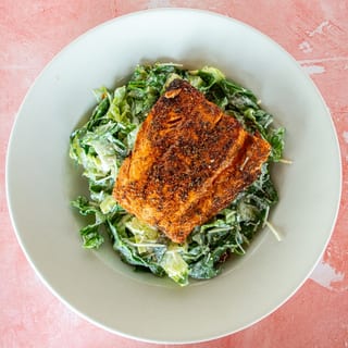 Blackened Salmon Caesar