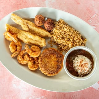 Fried Cajun Platter